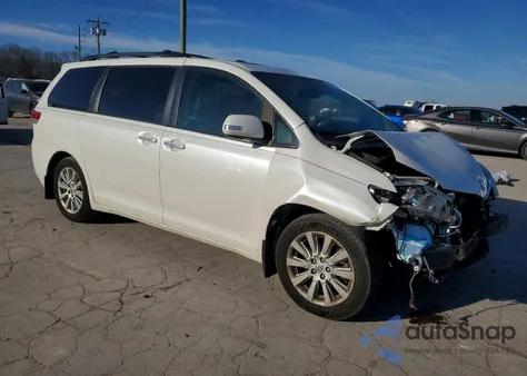2014 Toyota Sienna Xle z USA, uszkodzony, nr VIN 5TDYK3DC9ES422677